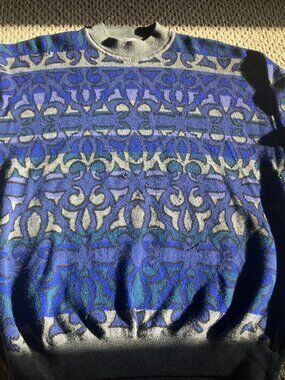 Rare BALLY Men's Sweater READ 100% Wool XL